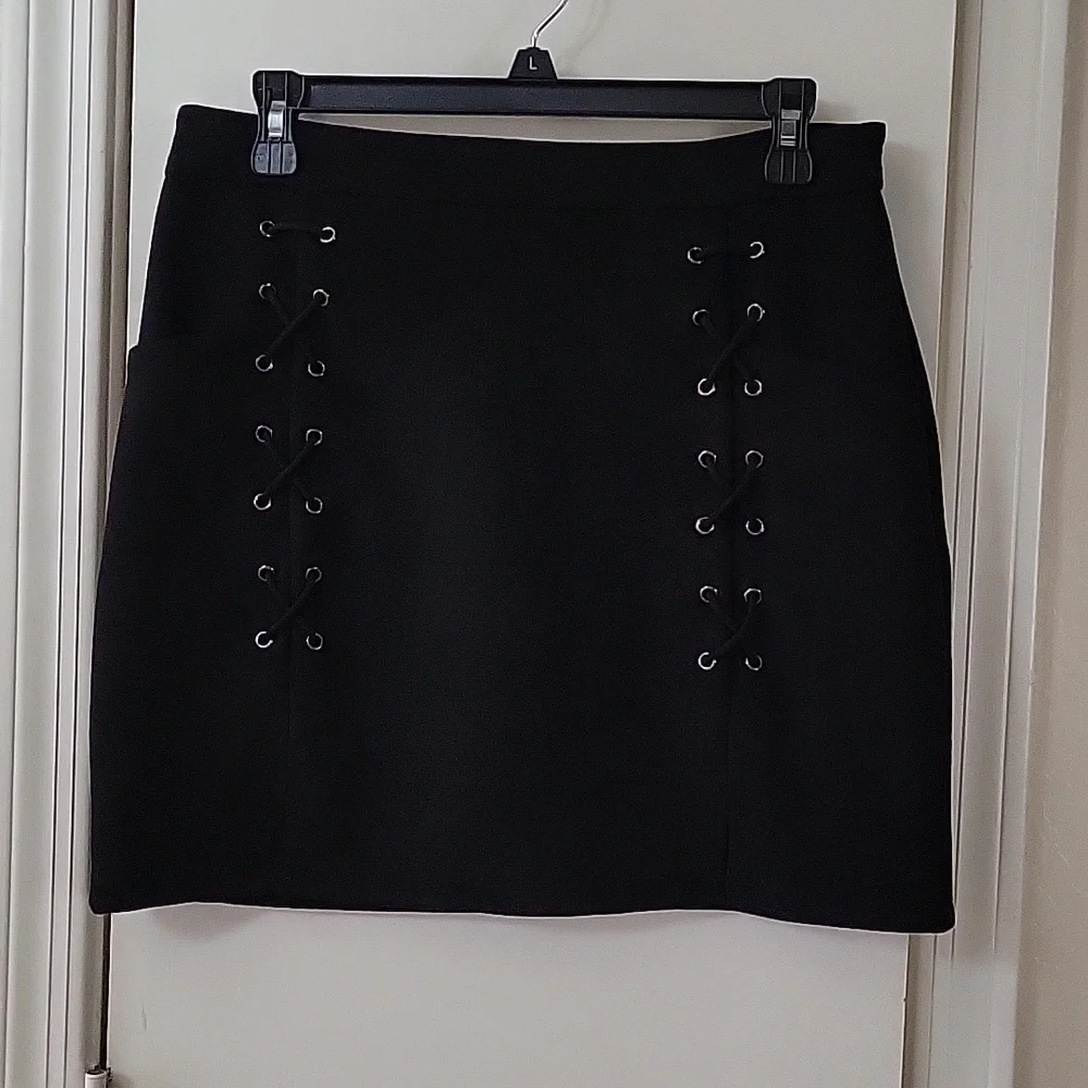 Suede Mini Skirt - Picture 2 of 3